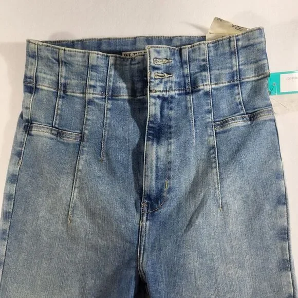 Free People We The Free Jayde Flare High Rise Jeans Women’s Size 30/10 Indigo - Picture 4 of 14